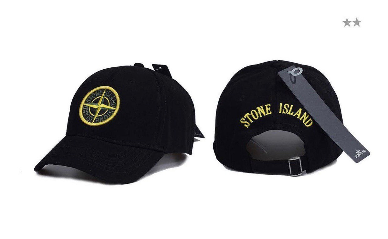 

Чёрная кепка Stone Island, Черный