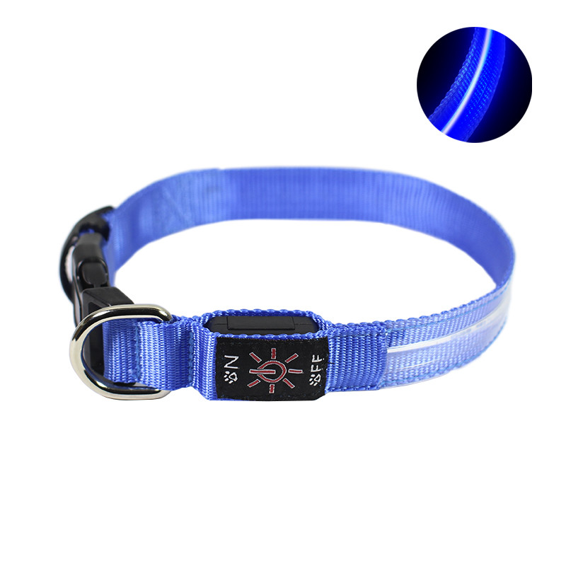 

LED ошейник светодиодный Friend CR2032 Blue L, Синий