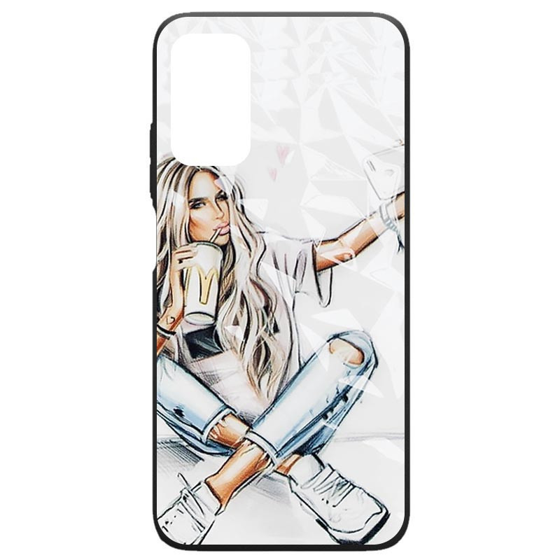 

TPU+PC чехол Prisma Ladies для Xiaomi Redmi Note 9 4G / Redmi 9 Power / Redmi 9T, Selfie