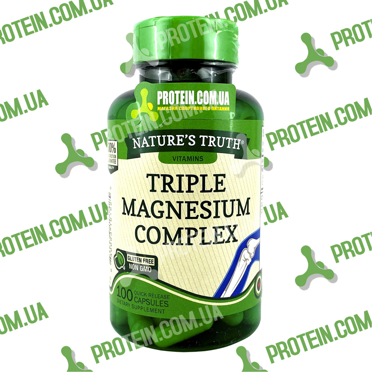 

Магний Nature's Truth Triple Magnesium Complex 420 мг 100 капс