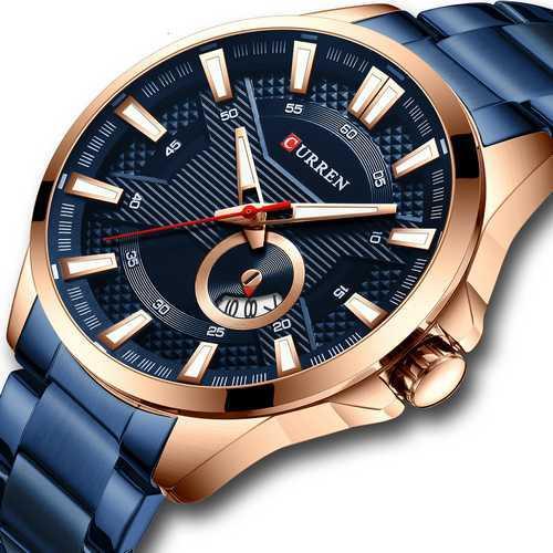

Curren 8372 Blue-Cuprum