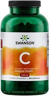 Витамины и минералы Swanson Vitamin C with Rose Hips 1000 мг 250 капс (110203) Фирменный товар!
