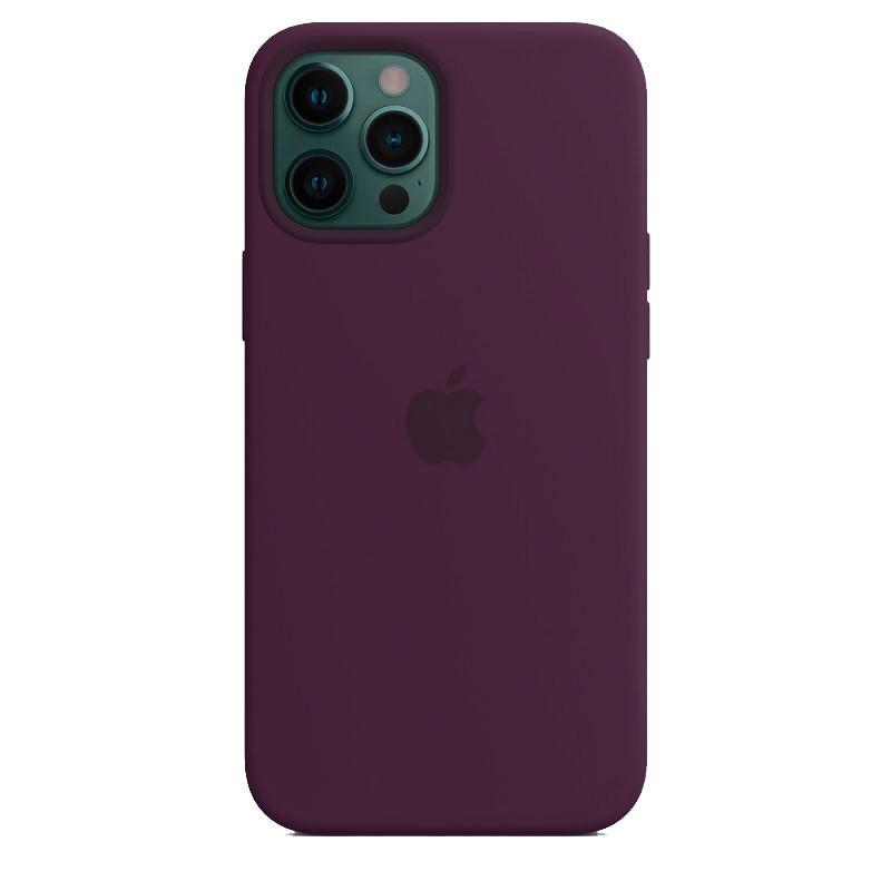 

Чехол накладка xCase для iPhone 12/12 Pro Silicone Case Full marsala, Марсала