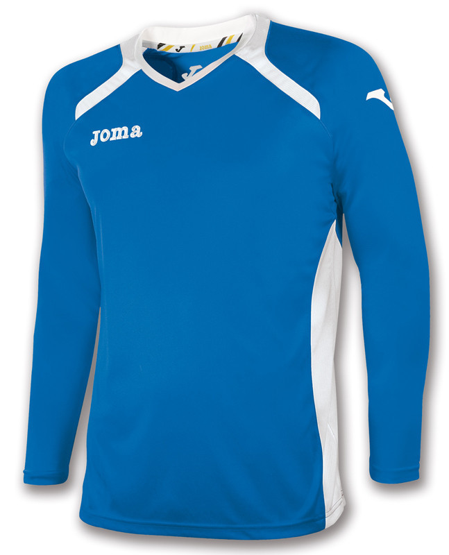 

Футболка с длинным рукавом Joma CHAMPIONSHIP II L/S WHITE BLUE 1196.99.005, Белый;синий