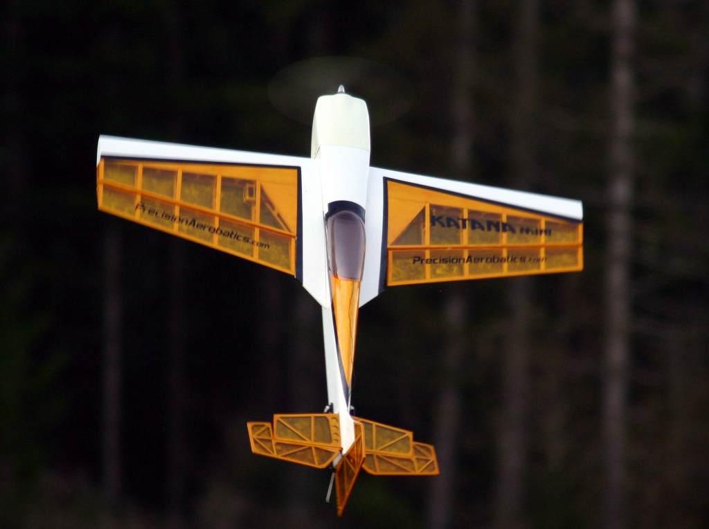 

Самолёт р/у Precision Aerobatics Katana Mini 1020мм KIT (желтый