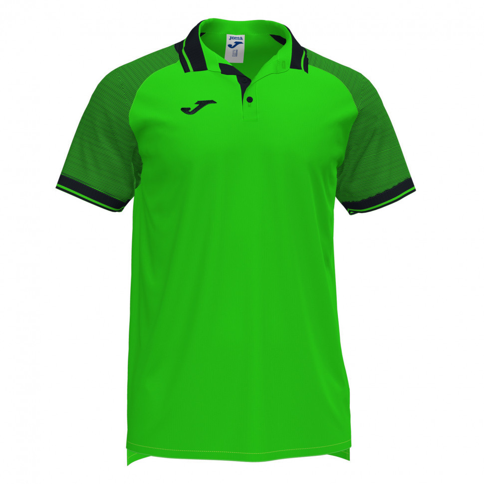 

Футболка с коротким рукавом Joma ESSENTIAL II GREEN FLUOR BLACK S/S 101509.021, Зелёный;чёрный