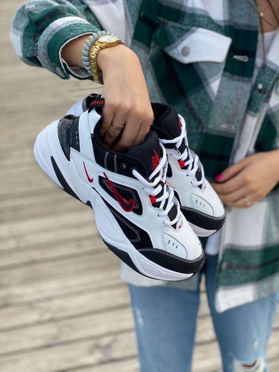 

Кроссовки Nike M2K Tekno черно-белые (Найк М2К Текно мужские и женские размеры 36-45) 42, Черно-белый