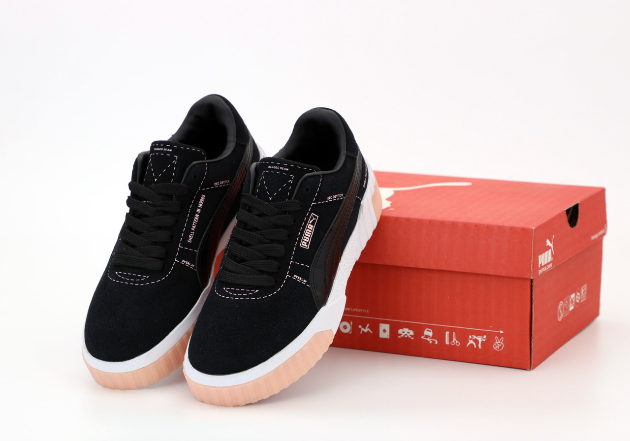 

Женские кроссовки Puma Cali Black Suede 38, Черный