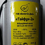 Насос вибрационный БОСНА LG Тайфун-2 БВ-0.25-40-У5M, фото 2