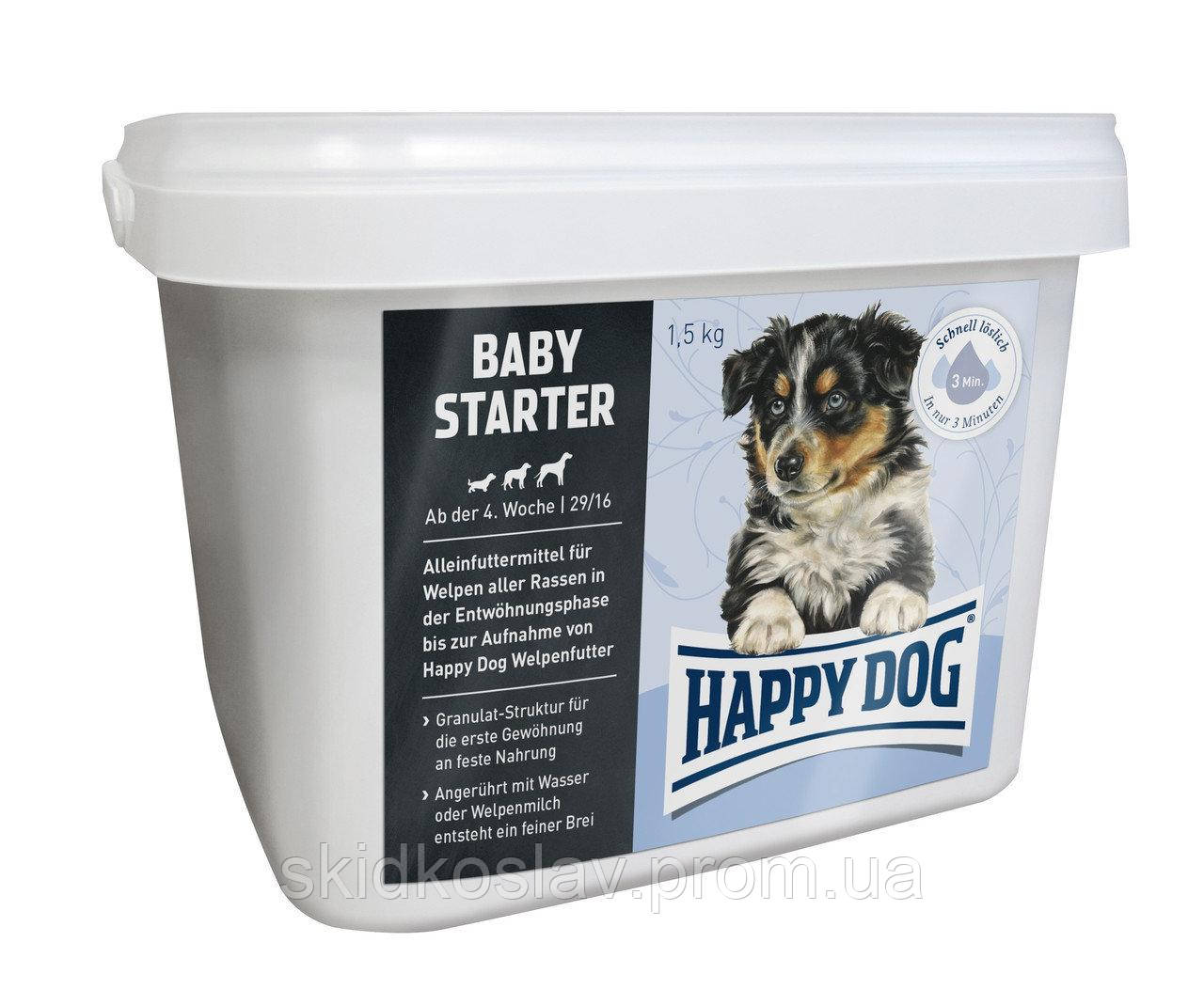 

Натуральный корм Happy Dog Baby Starter для щенков Хэппи Дог бейби стартер 10 кг, КОД: 1618847