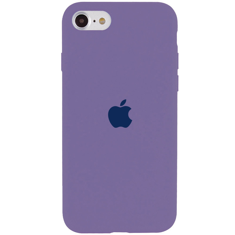 

Чехол Silicone Case Full Protective (AA) для Apple iPhone SE (2020), Серый / lavender gray