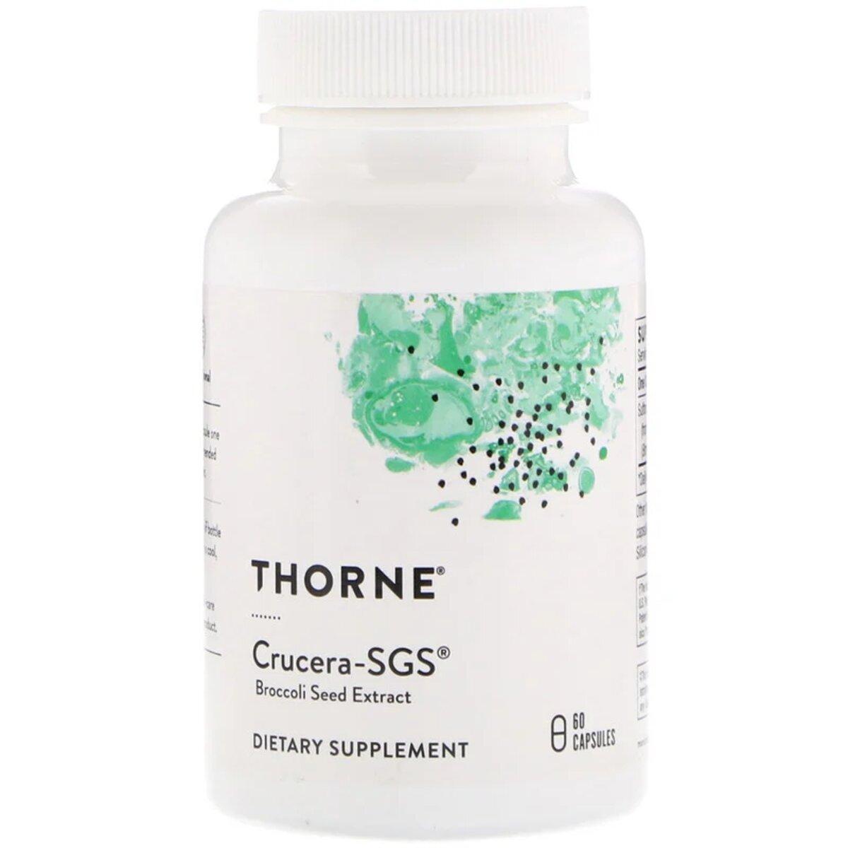 

Экстракт семян Брокколи, Crucera-SGS, Thorne Research, 60 капсул