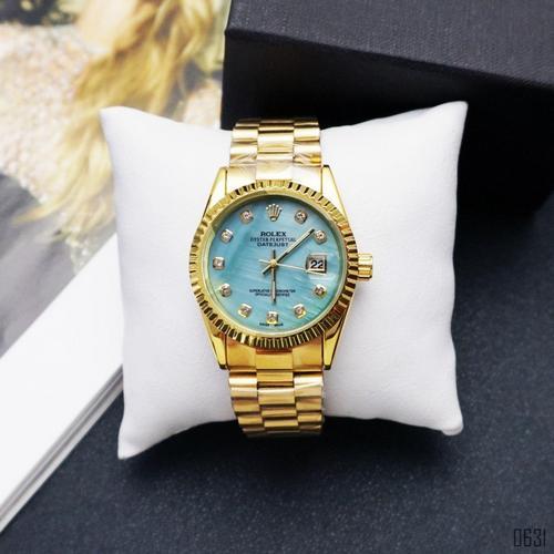 

Rolex Date Just 067 Pearl Gold-Turquoise