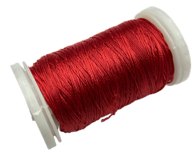 Нитка поліестер для ручного шиття і рукоділля dtex 233/3 колір Червоний