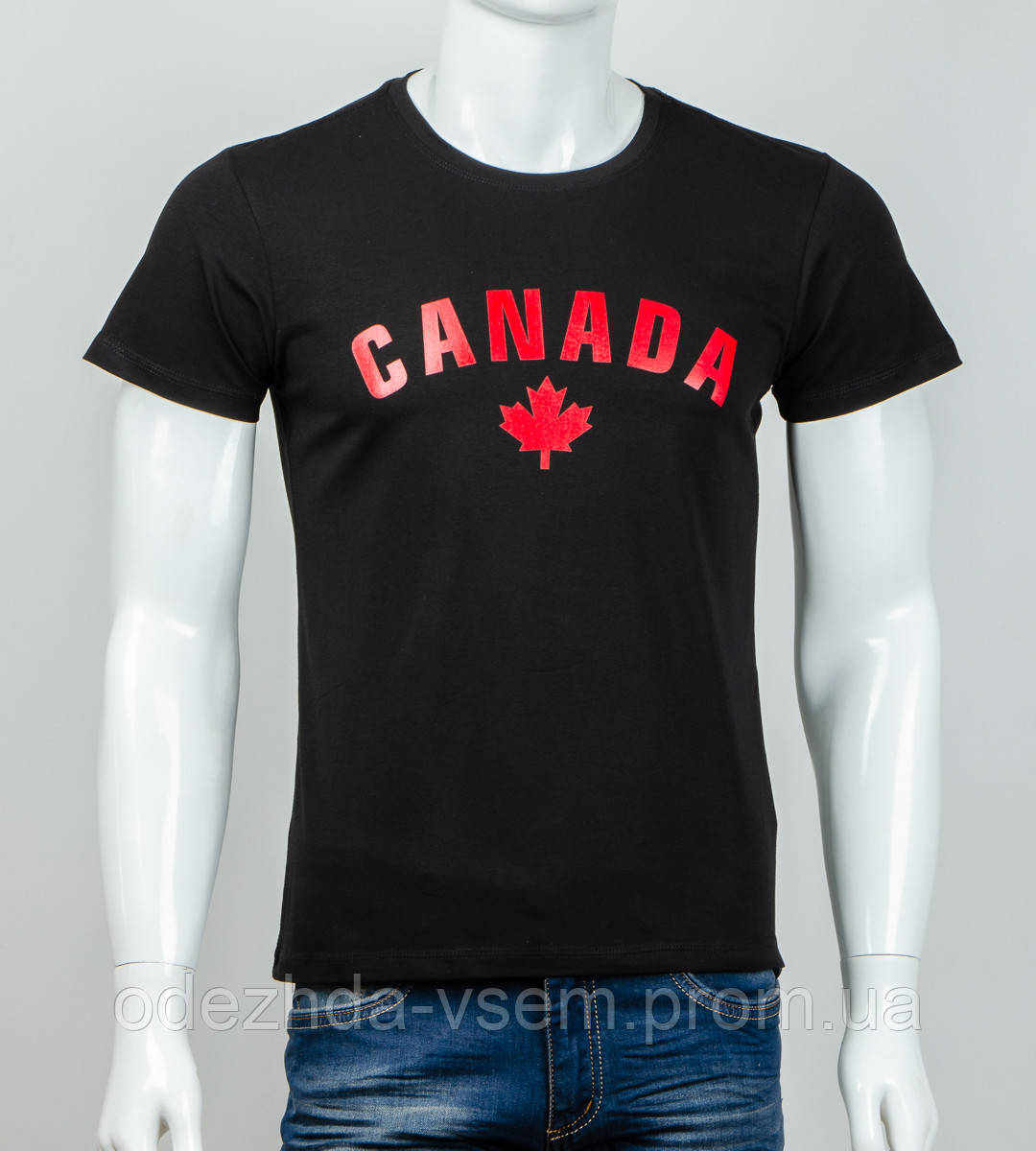 

-Р- Футболка мужская CANADA Черный (2012м), L