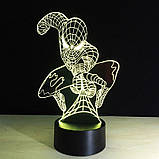 3D Світильник, "Людина павук", Подарунки до святого Миколая, Подарунок на день святого Миколая дитині, фото 2