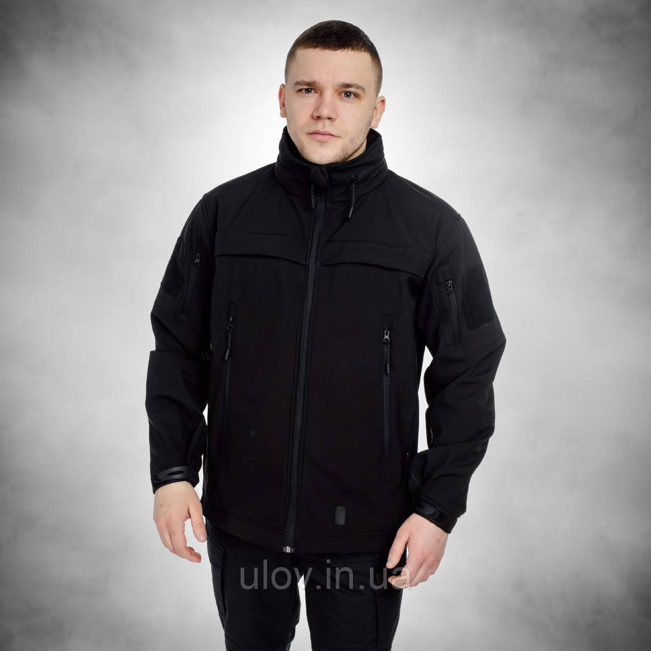 

Куртка Тактическая Ultimatum Patrol Черная Soft Shell 48-50