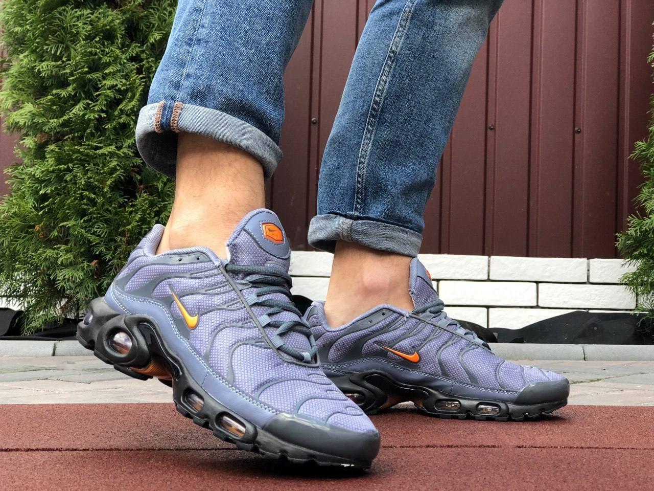 

Стильная мужская обувь Найк Аир Макс. Nike Air Max Plus мужские кроссовки серого цвета., Серый