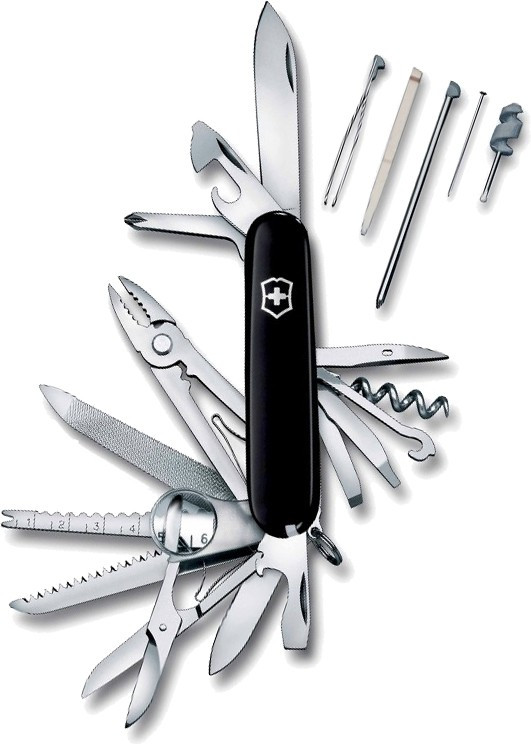 

Швейцарский Нож Victorinox SwissChamp 1.6795.3 Black (444794, Черный