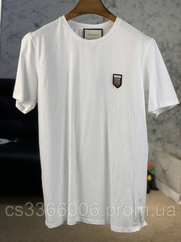 

Gucci T-Shirt with Web Crest Bee White