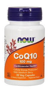 

Коензим Q10 NOW Foods CoQ10 100 мг (30 капс) Скидка! (229877)