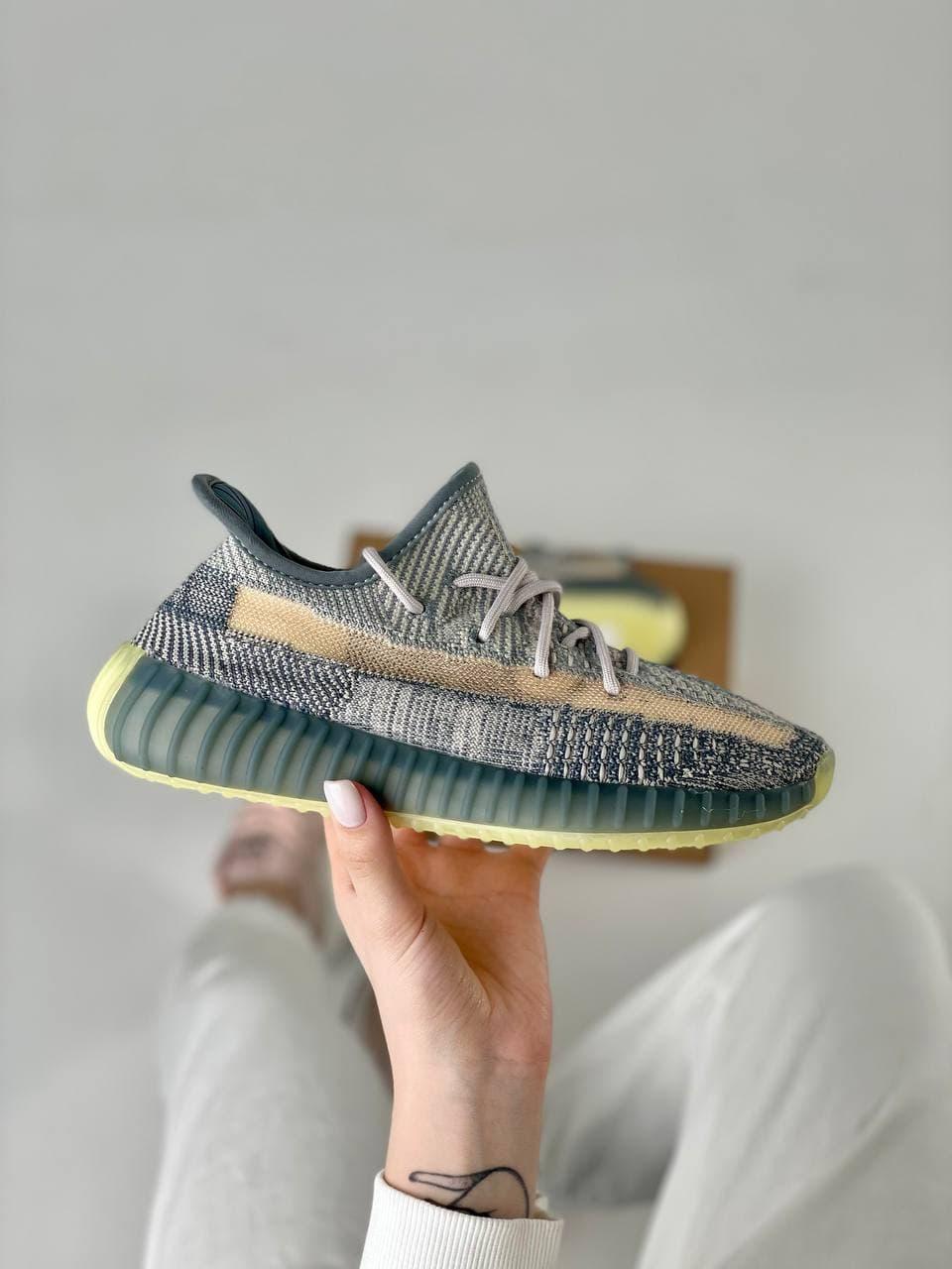 

Женские кроссовки Adidas Yeezy Boost 350 v2 Israfil Grey / Адидас Изи Буст 350 в2 Исрeфил Серые 39, Темно-серый