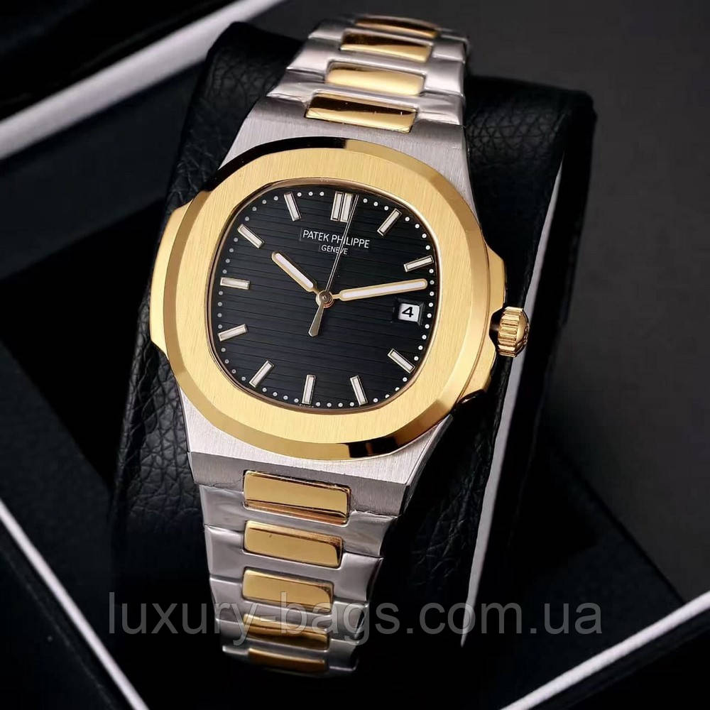 

Наручные часы Patek Philippe Nautilus Silver-Gold-Black