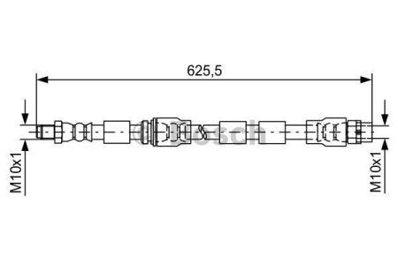 

Тормозной шланг BMW X5 (E70) / BMW X5 (F15, F85) / BMW X6 (E71, E72) 2006-2019 г.