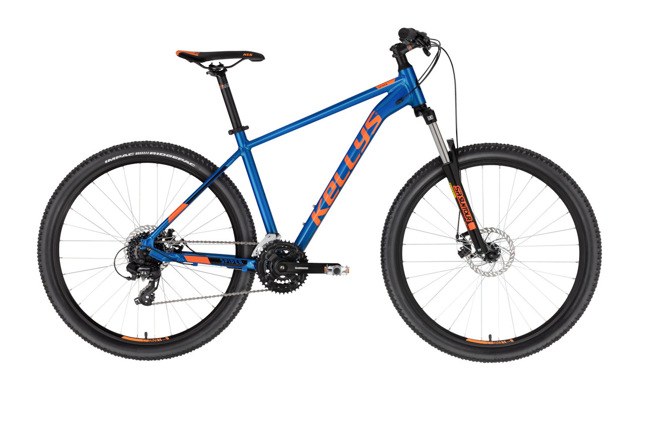 

Велосипед Kellys 2021 Spider 30 Blue (26") XXS