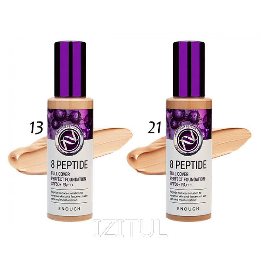 

Тональный крем с пептидами Enough 8 Peptide Full Cover Perfect Foundation SPF50+ PA+++13