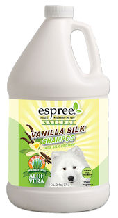 Увлажняющий шампунь ESPREE Vanilla Silk Shampoo для собак и кошек 3,79 л