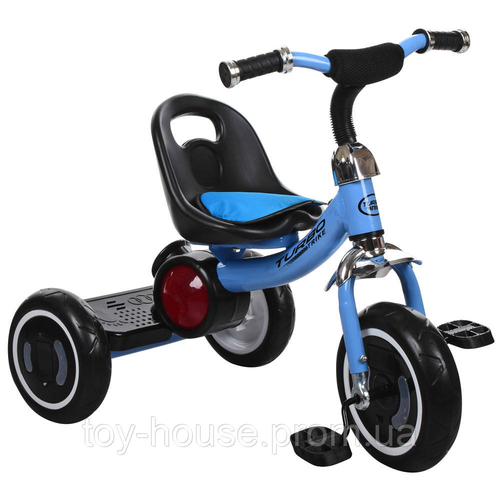 

Детский велосипед "Гномик" трехколесный Turbotrike (ГОЛУБОЙ) арт. 3650-M-1