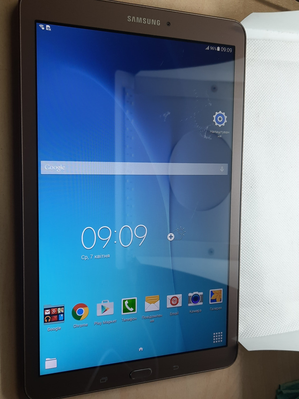 

Samsung Galaxy Tab E 9.6" 8Gb (SM-T561) #1525ВР, Коричневый