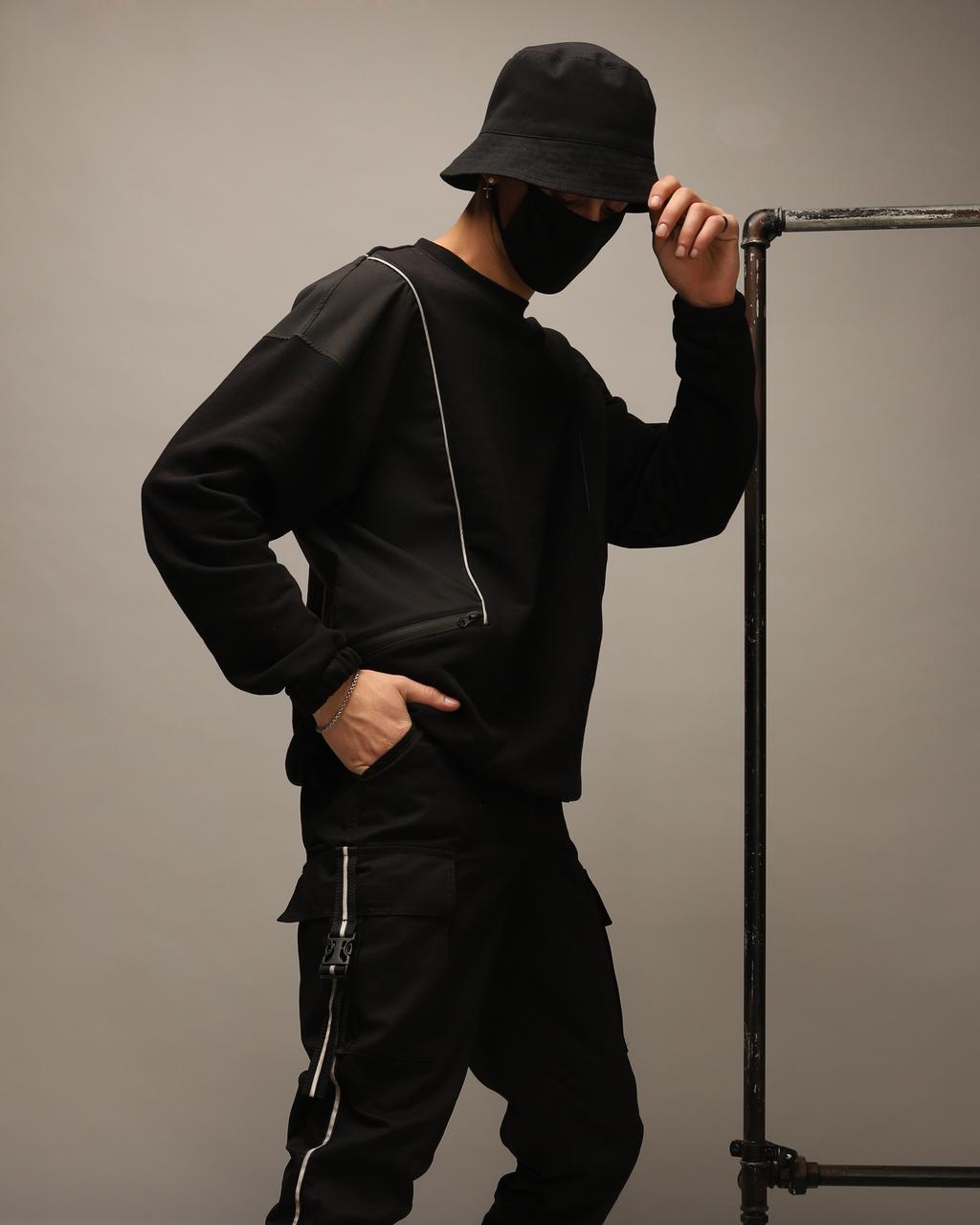 Шорти Чоловічі чорний з принтом від бренду ТУР - Фото 1