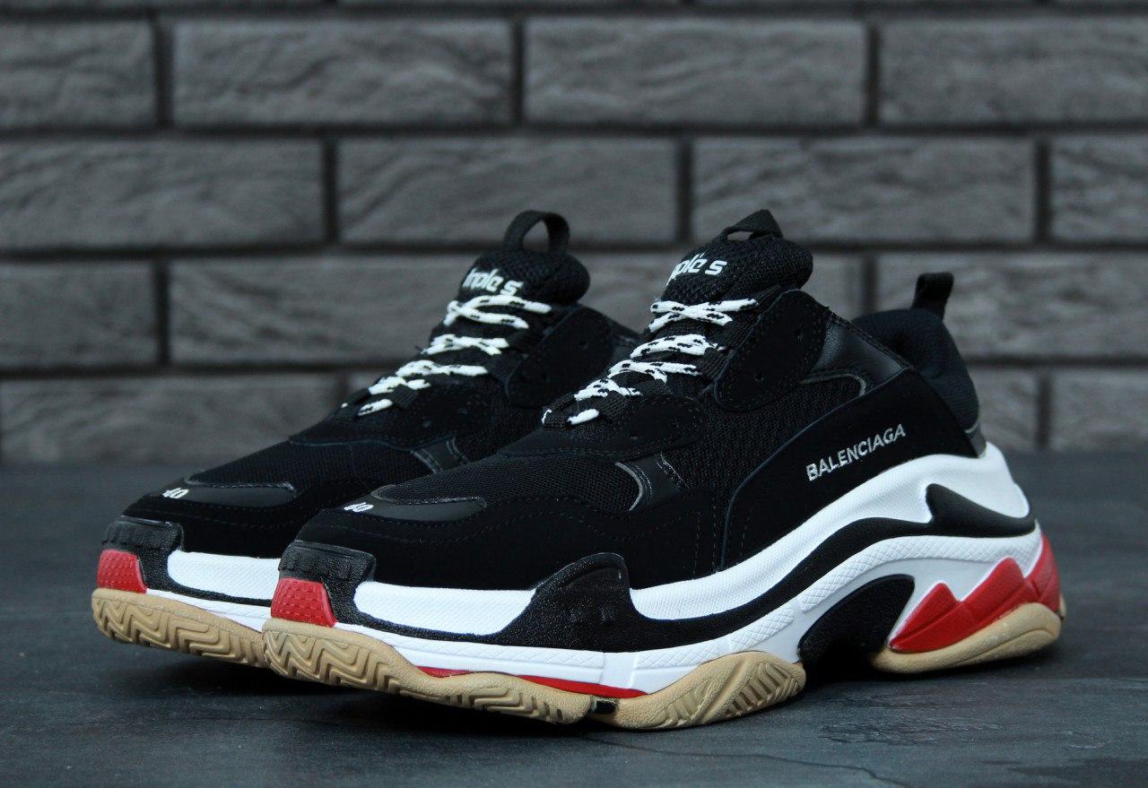 

Женские черные Кроссовки Balenciaga Triple S, Черный