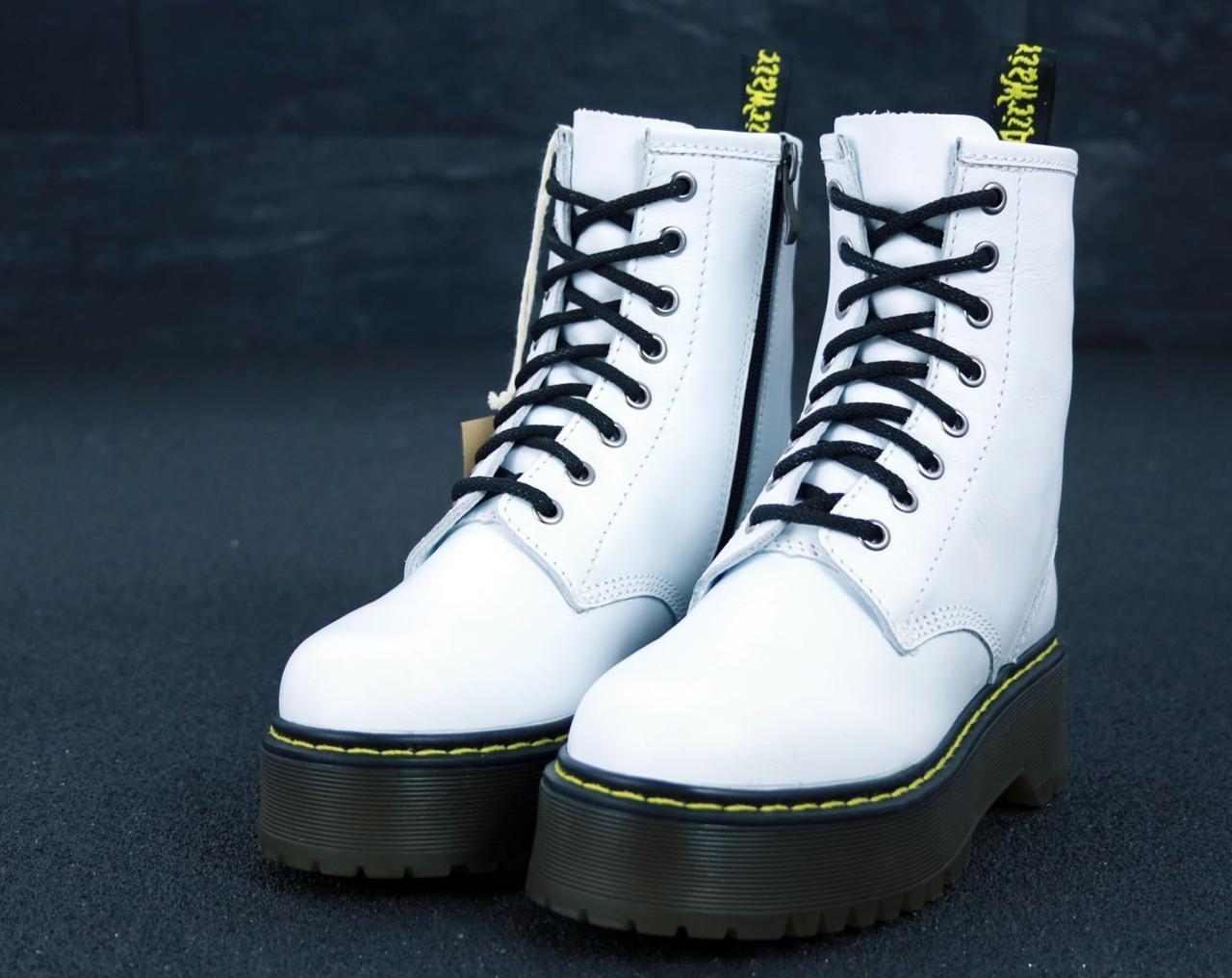 

Женские белые Ботинки Dr.Martens JADON 38, Белый