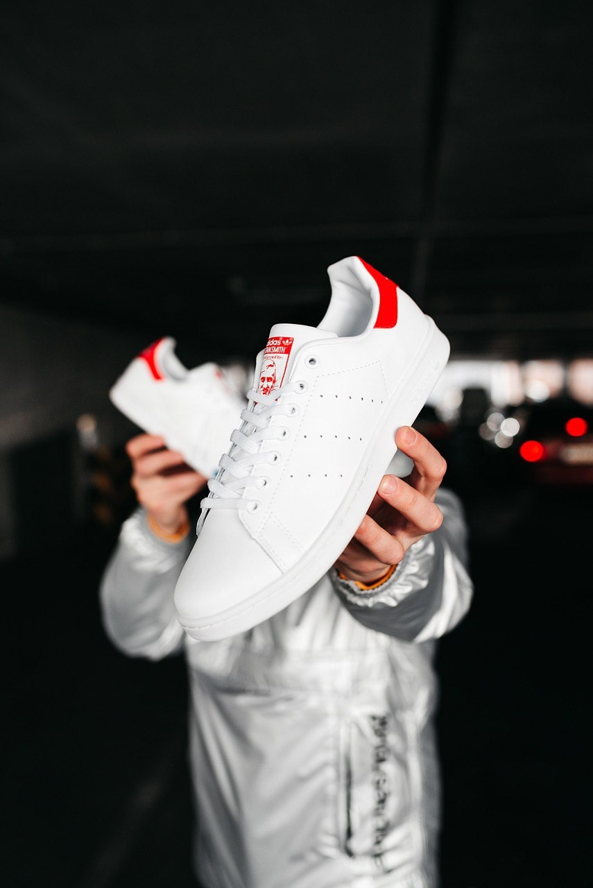 

Мужские белые Кроссовки Adidas Stan Smith, Белый