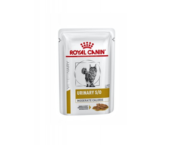 

Royal Canin Urinary S/O Moderate Calorie Feline (в соусе) Упаковка (12 шт)