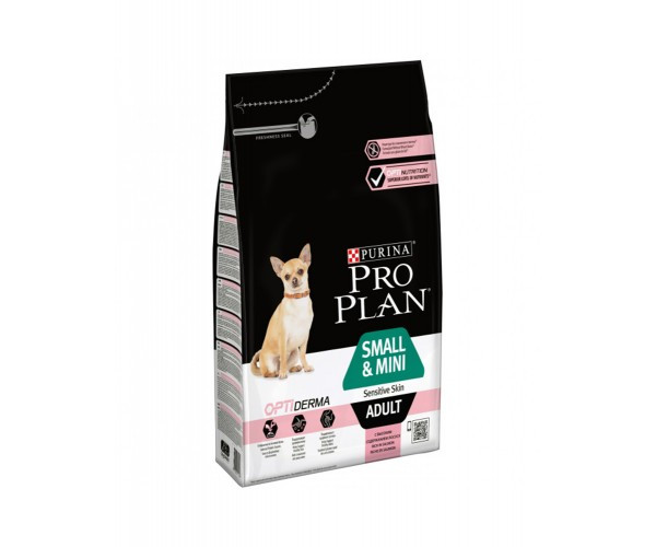 

Pro Plan Dog Adult Small & Mini с лососем, для собак с чувствительной кожей 3 кг