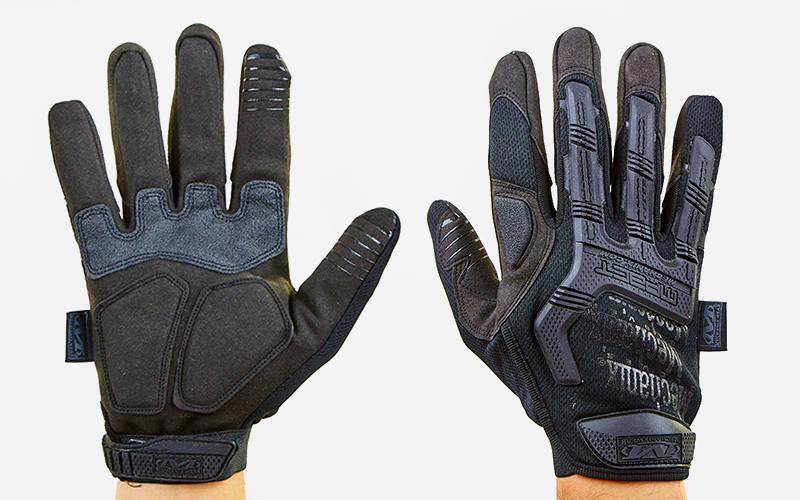 

Перчатки тактические с закрытыми пальцами MECHANIX MPACT (р-р M-XL, цвета в ассортименте) (Черный)