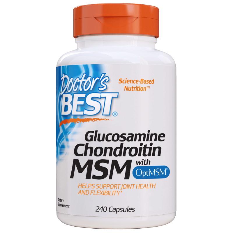 

Для суставов и связок Doctor's Best Glucosamine Chondroitin MSM, 360 капсул