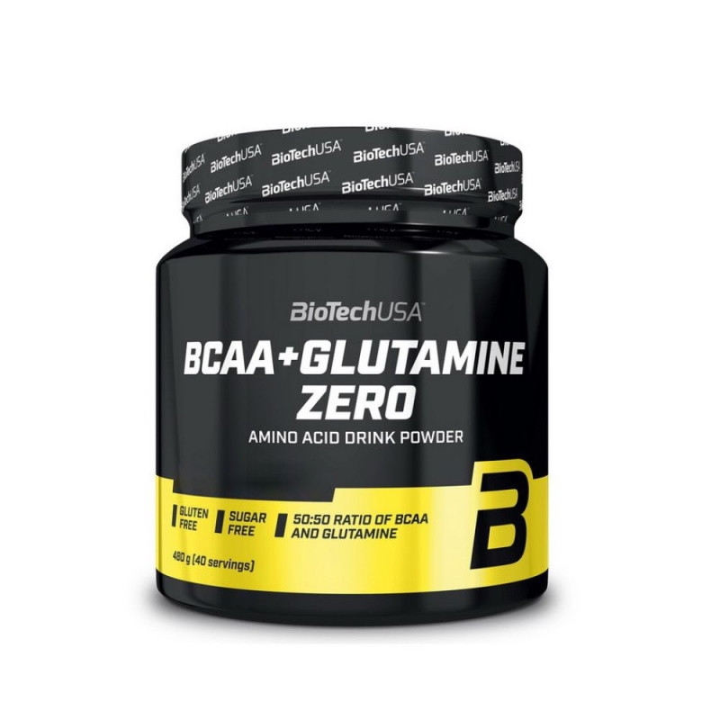 

BCAA BioTech BCAA+Glutamine Zero, 480 грамм Лимон