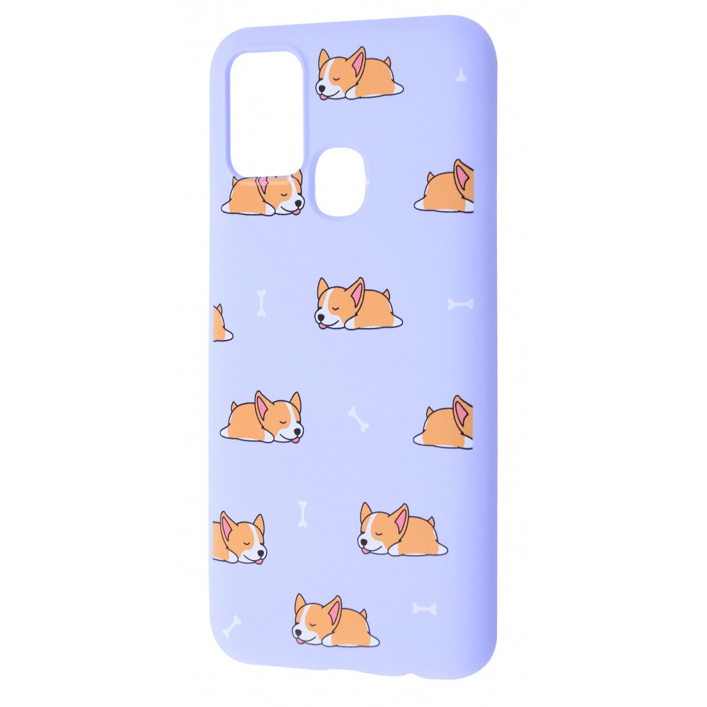 

WAVE Fancy Case (TPU) Samsung Galaxy A51 (A515) sleeping_corgi_light_purple