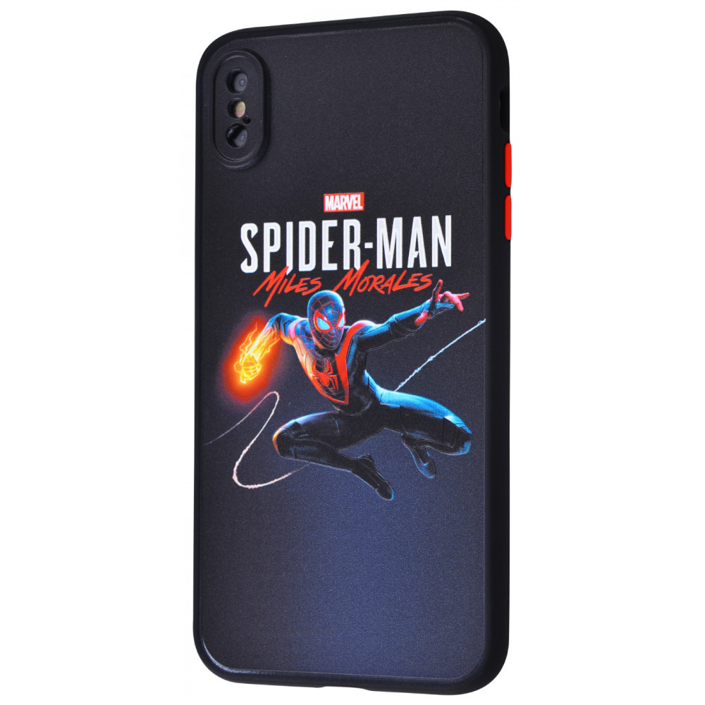 

Чехол накладка iPhone Xs Max Game Heroes Case (PC+TPU) spider-man