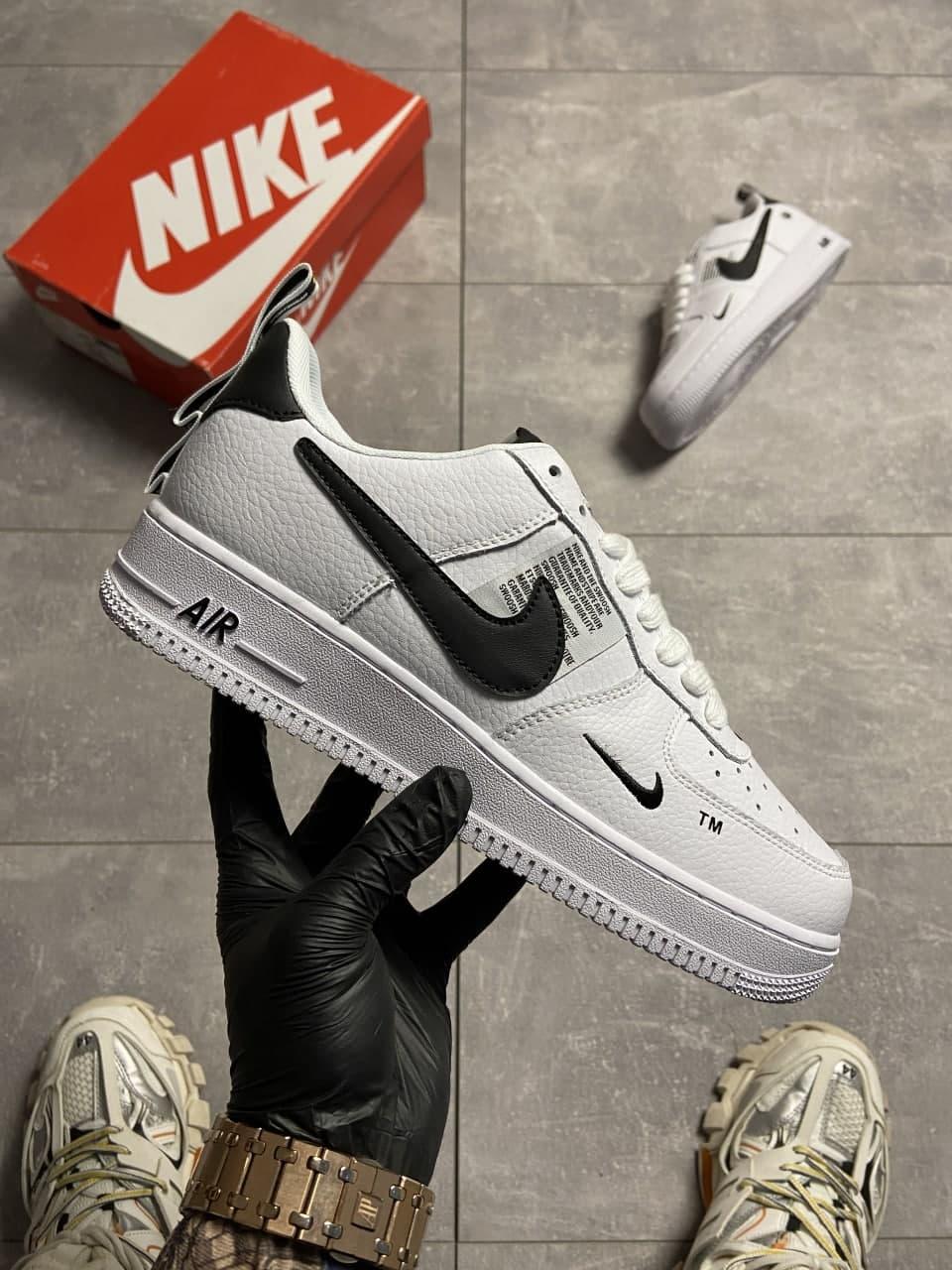 

Мужские кроссовки Nike Air Force 1 Utility White / Найк Аир Форс 1 Утилити Белые 42, Белый