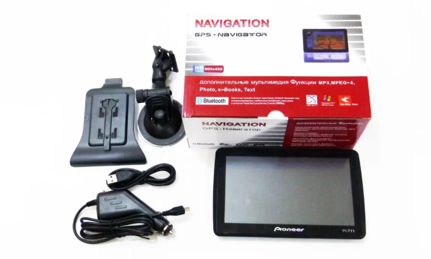 

GPS навигатор 7" PI-711M HD+8 GB. GPS-навигаторы автомобильные Навигатор