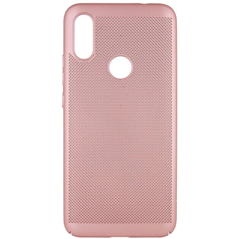 

Ультратонкий дышащий чехол Epik Grid case для Xiaomi Redmi 7 Розовый (707783)