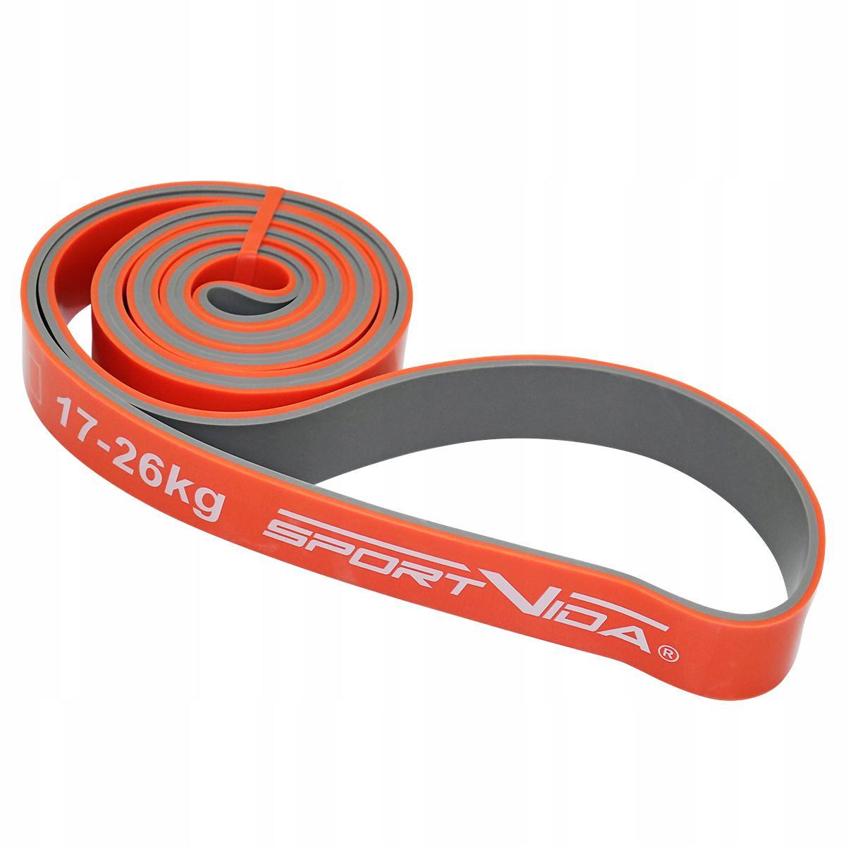 

Эспандер-петля (резина для фитнеса и спорта) SportVida Power Band 28 мм 17-26 кг SV-HK0210, Разные цвета