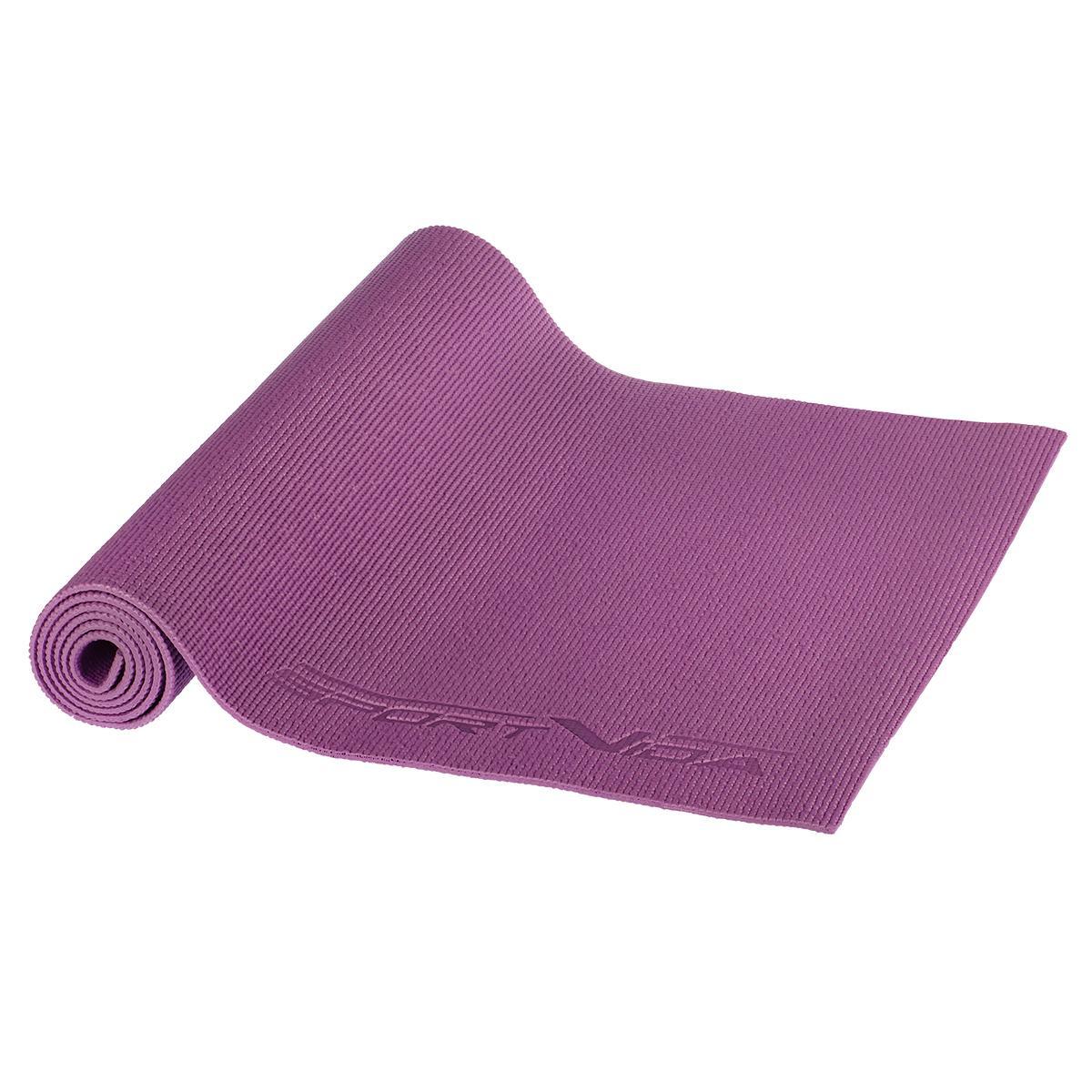 

Коврик (мат) для йоги и фитнеса SportVida PVC 6 мм SV-HK0052 Violet