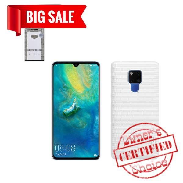 

Чехол Nillkin Super Frosted Shield для Huawei Mate 20X, белый, матовый, с подставкой, пластик, (6902